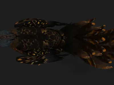 Kestrel B8 Low-poly 3D model