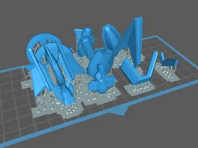 Banshees RE-Design StarCraft2 3D print model