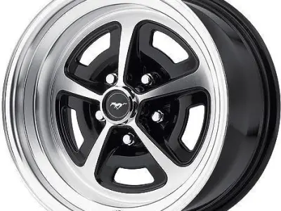 Magnum 500 Alloy Wheel Low-poly 3D model