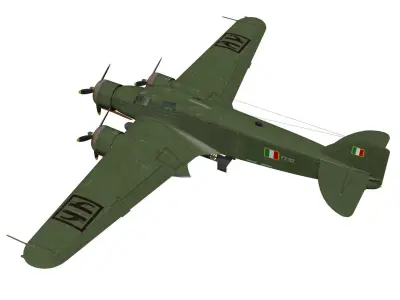Savoia-Marchetti SM79 bis Sparviero 3D model