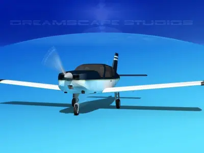 Socata TB-20 Trinidad V15 3D model