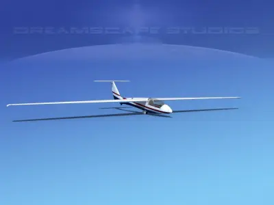 SZD-36 Cobra Glider V11 3D model