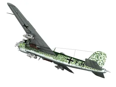 Heinkel He-177 - Greif - F8FH 3D model