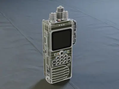 Military Walky Talky Game Asset - Lowpoly Low-poly 3D model