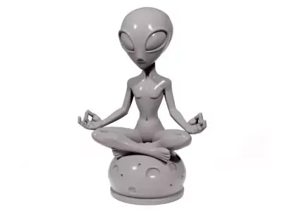 Zen Alien 3D print model