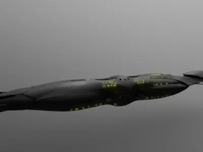 45-1SeaQuest-DSV futuristic spaceship 3D model