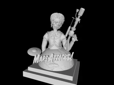 Mars Attacks 3D print model purchase