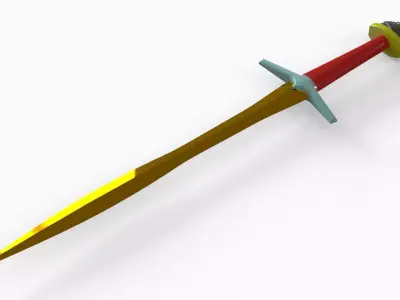 Sword 3d model from legend of zelda Free 3D model