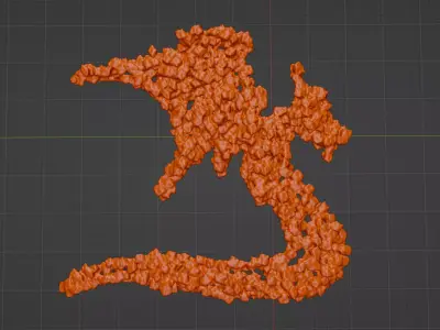 DRAGON HILLS fantasy mountains terrain 3D model