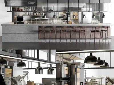 Restaurant 02 3D model