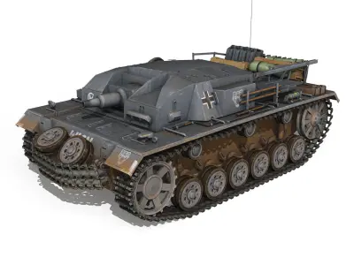 StuG III - Ausf B - Wien 3D model
