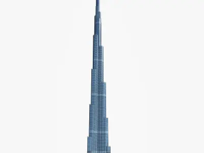 Burj Khalifa Tower 3D model