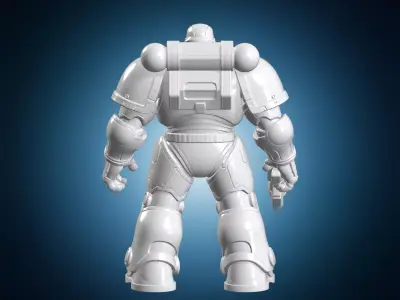Terminator Figurine 3D Print Model 3D print model