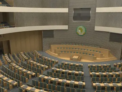 Conference room 3D model