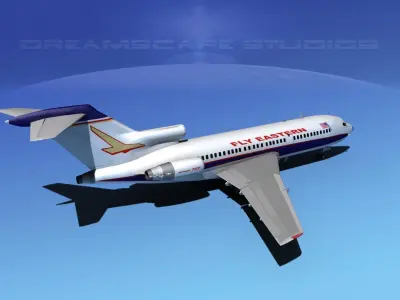 Boeing 727-100 Eastern Airlines 1 3D model