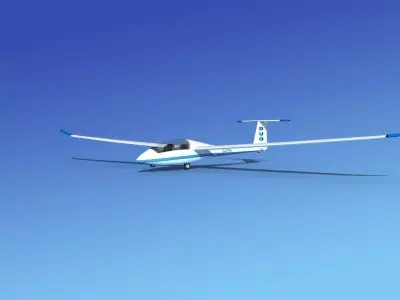 Duo Discus Sailplane 3D model