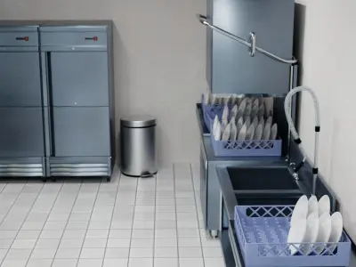 Commercial Kitchen 3D 3D model