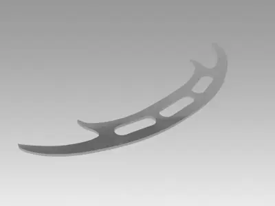 Klingon Bat leth 3D model
