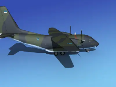 Alenia C-27A Spartan Estonia 3D model