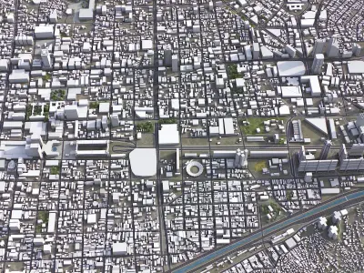 Caracas Low-poly 3D model