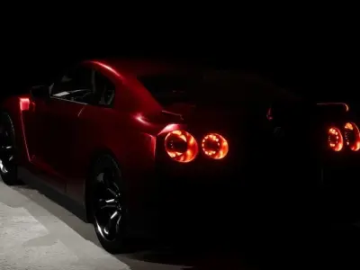 Nissan GT-R 2008 Free low-poly 3D model