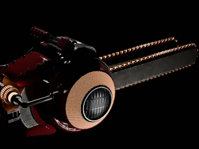 Chain Gun 3D model