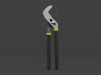 Pliers Set pair of 3D model