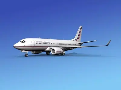 Boeing 737-700ER Freedom Charter 3D model