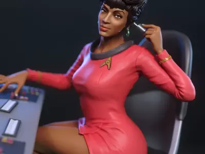 Lt Uhura from Star Trek 3D print model