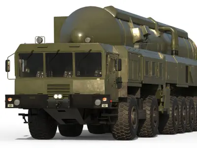 RS-26 Oreshnik Rubezh IRBM 3D model