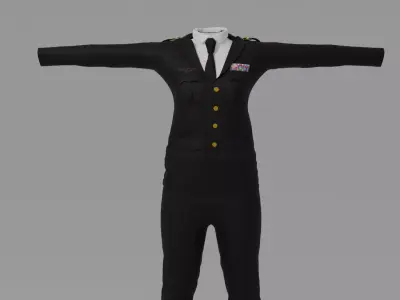 General Uniform Low-poly 3D model