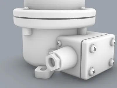 Navigation Light 1 Low-poly 3D model