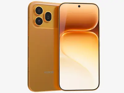 Honor 600 Pro Orange 3D model