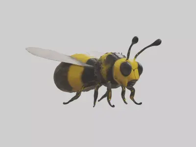 Bumblebee Model 1 Low-poly 3D model