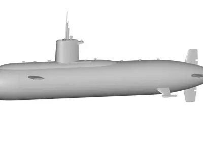 Submarine 3D model