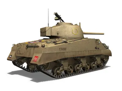 M4 Sherman MK III - Early Production 3D model