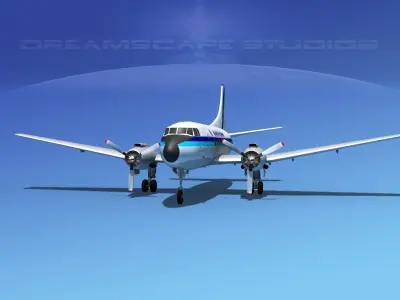 Martin 404 Eastern Airlines 2 3D model