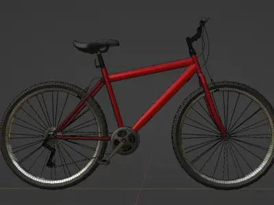 Mountain bike 3D model