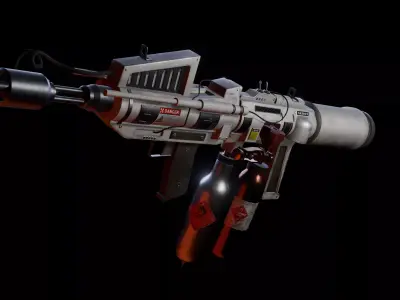  Alien flamethrower  3D model