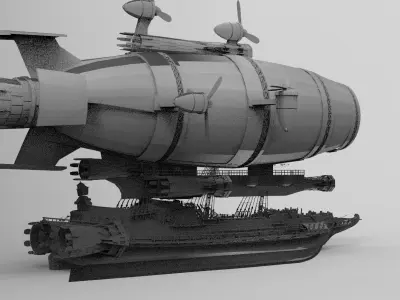 Zeppelin Airship Kings 3D model