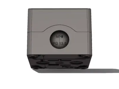 Caixa Botoeira WEG PBW 1Y Button Box 3D model