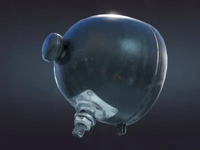 Searchlight FG-16E Low-poly 3D model