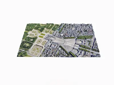 Versailles Palace Low-poly 3D model