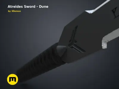 Atreides Sword 2 - Dune 3D print model purchase