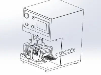 Resistance of bending machine 3D model