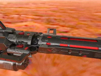 Doom Eternal free chaingun Free 3D model