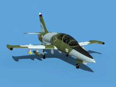 Aero Vodochody L-39C Albatross Cz Rep 02 3D model