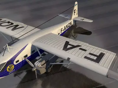 Potez 62 3D model