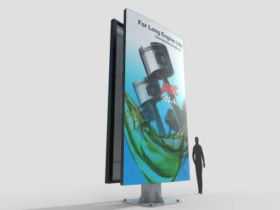 Billboard M7 Low-poly 3D model
