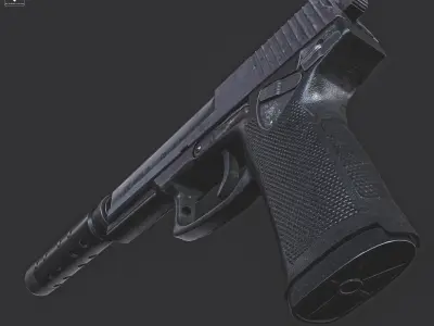  Koch Mark 23 Low-poly 3D model